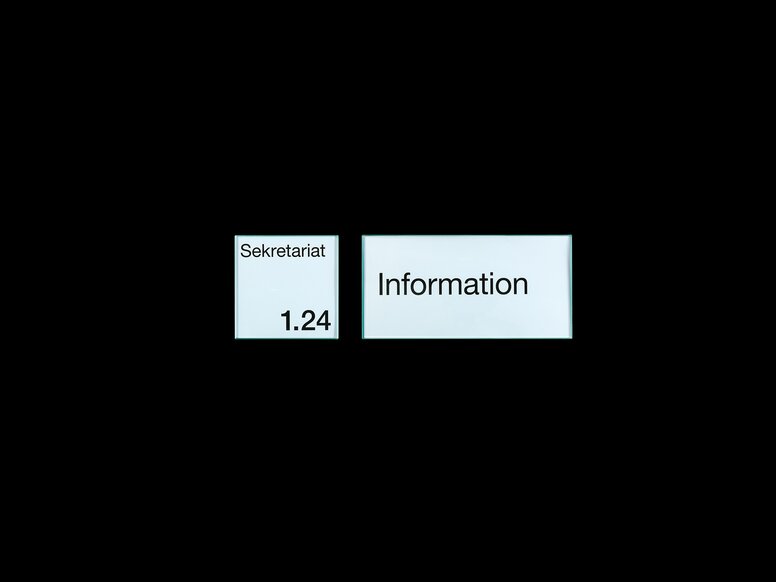 ENTRO Beschilderung Beschilderung Information und Sekretariat